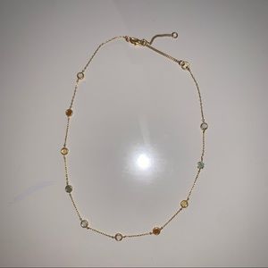 Madewell multi color gold necklace
